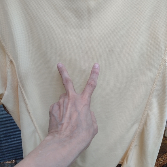 XL Irideon yellow equestrian zip top - Picture 6 of 8